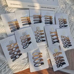 4 Pack ~ Konijnen Melk koffie Geleidelijke kleur Veranderen haarclip voor kinderen herfst en winter nieuwe zoete kroon knal clip vereenvoudigde waterdruppelclip