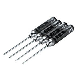 4 PCS 1.5 2.0 2,5 3,0 mm Hex schroevendraaier kleurlegering stalen zeshoek set allen driver voor RC helikopterauto y200321