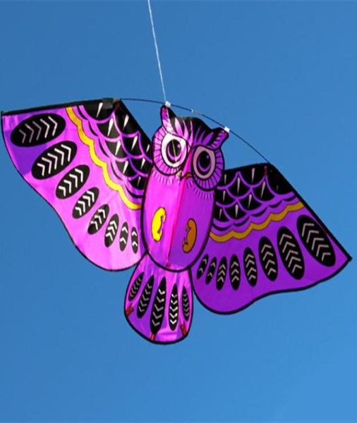 Cerf-volant hibou 11050cm, 4 pièces, jouet d'extérieur facile à voler pour enfants, 4 couleurs, bon vol, haute altitude, cadeaux pour enfants 4465089