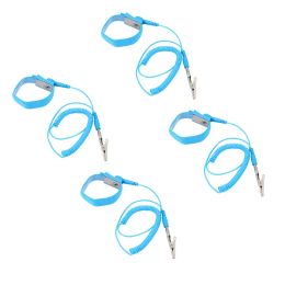 4 PCS Band de bracelet antistatique Bande de bracelet réglable Bracelet Blue Bracelet Bracelet Antistatique