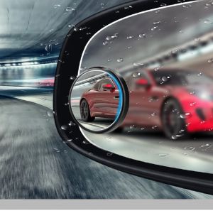 4 pcs Miroirs de rogne aveugle de voiture à 360 degrés Miroir de vue arrière rotatif avec cadre Miroir convexe de vue de vue large de vue HD Rond