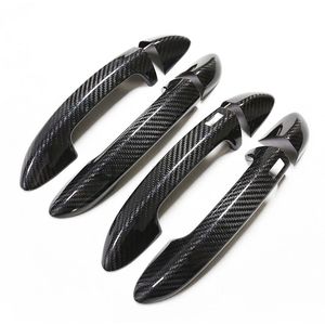 4 PCS Auto -deurgreep Kaderafdek Trim Buiten Deur Shell voor Magotan Dry Carbon Fiber Passat CC Auto -exterieuraccessoires