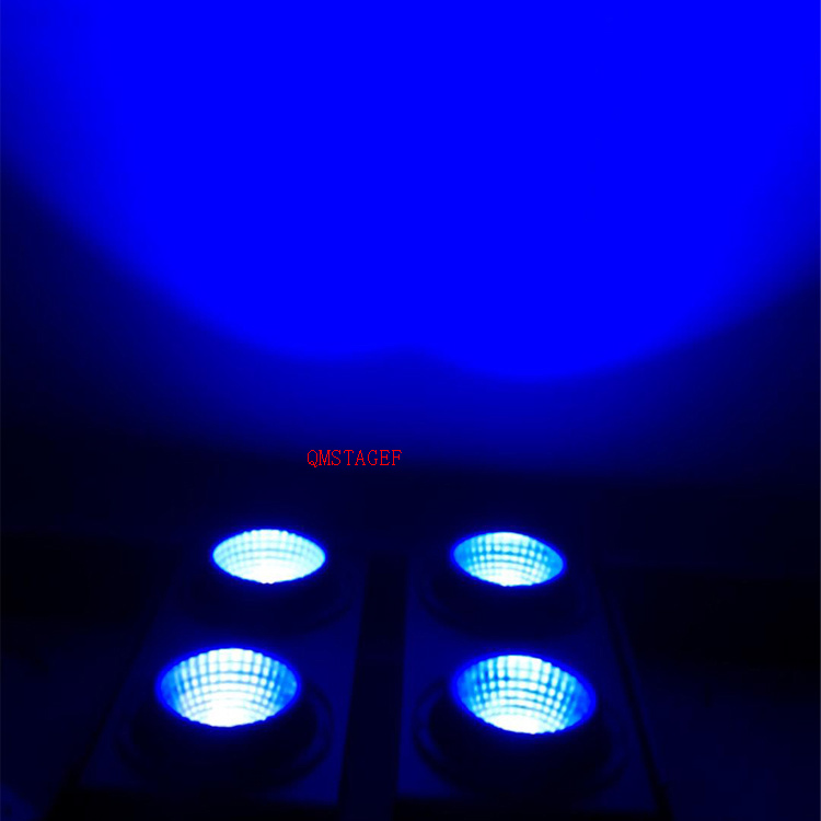4 unidades DMX 512 4X100W 4 em 1 5 em 1 6 em 1 LED Audience COB Blinder PAR Light para DJ Stage KTV Disco Bar