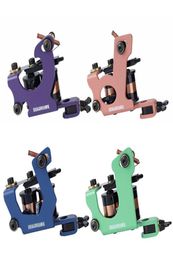 4 stuks Dragonhawk Tattoo Machines Set Fine Liner Voering Shadering Coloring Guns Professionele Coils Machine WQ4475806066