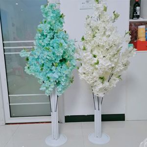 4 pc's elegante bruiloft achtergrond decoratie kersenboom dicht sakura runer gangpad road geciteerd voor kerstbaby shower site lay -out