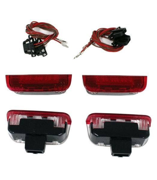 4 Uds Error 18 luz de advertencia de puerta LED con Cable 3AD 947 411 para VW Golf 5 6 Jetta MK5 MK6 CC Tiguan Passat B6 3AD 947 4116347964