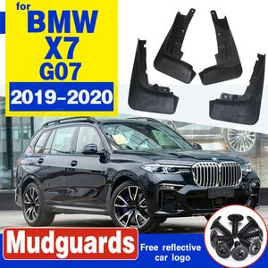 4 PCS Front Rear Car Mudflaps for BMW X7 G07 2019~2020 Fender Mud Guard Flap Splash Flaps Mudguards Accessories