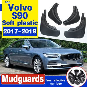 4 PCS Front Rear Car Mudflaps for Volvo S90 2017 2018 2019 Fender Mud Flaps Guard Splash Flap Mudguards Accessories