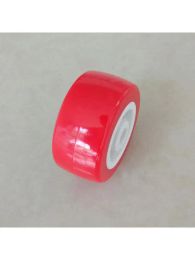4 pcs / lots Bouchons spot 1,5 pouce Red PVC Diamètre de roue à une seule roue 38 mm Meuble en plastique Mute Light Small