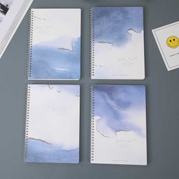 Carnet de notes Simple pour étudiant, 4 pièces, bobine A5, mignon, art coréen, livre à main exquis, livre de devoirs épais, nouveauté 2022