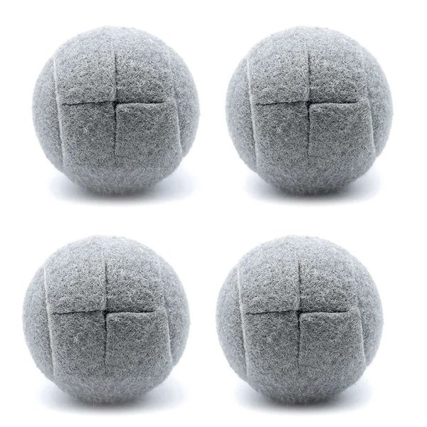 4 Uds. Pelota de tenis precortada para patas de muebles y protección del suelo almohadilla de fieltro de larga duración cubierta gris 240124