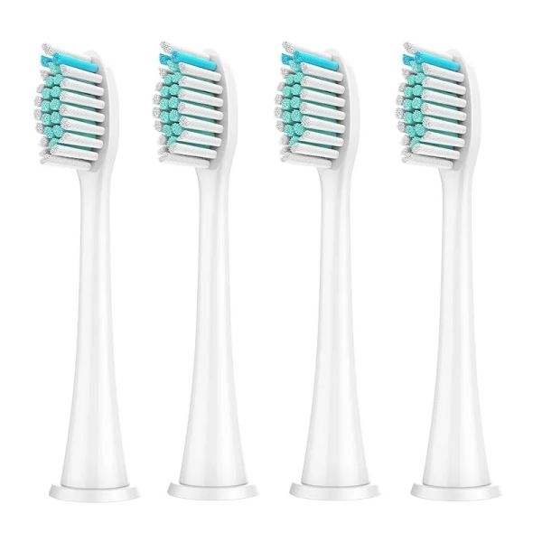 4 PCS Remplacement des têtes de brosse à dents électriques pour Philips HX3 / 6/9 Série Dupont Bristles Buchez la tête de brosse Nettoyer dentaire