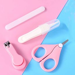 Coupe-ongles pour bébé, produits de soins, sécurité des nouveau-nés, Kit de ciseaux, coupe-ongles pour bébé, outils de manucure, 4 pièces/ensemble