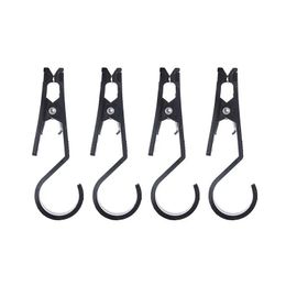 4 Pcs/Set Outdoor Canopy Cloth Clip Hook Holder Portable Multifunctional Tool Tent Pegs Camping Accessories Drop Ship