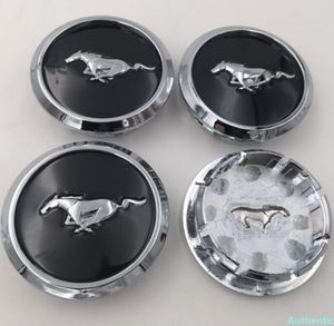 4 PCSLOT 68 mm pour Mustang OEM Wheel Rim Centre Cap Centre noir Chrome Edge Running Horse 5W1J1A096BA6079477