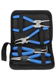 4 PCSLOT 7QUOT PLIERS SET SETT MOT-TOOTS TOOLS TOLS TOLS TOLS TOUCHES CIRCLIP EXTERNES EXTERNES AVEC BAG MUTTITOOL3446660