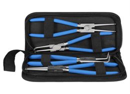 4 PCSLOT 7QUOT PLIERS SET SETT MOT-TOOTS TOOLS TOLS TOLS TOLS TOLS TOUCHES CIRCLIP EXTERNES EXTERNES AVEC BAG MUTTITOOL4643809