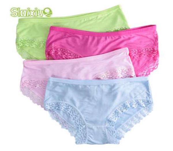 4 PCSLOT Kid Underwear Children Floral Girl Lace Lace Brand Panties Kids Underwear for Girl Briefs Soft Cotton Baby Underpants 920T6923314