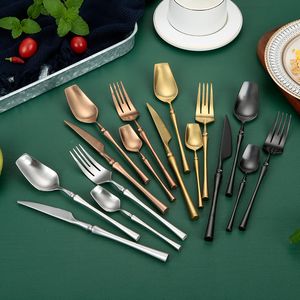 4 -delige flatware sets roestvrijstalen bestek sets zilvervork lepel mes