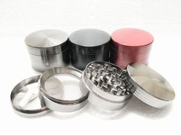 4 Stuk Kruid Grinder Hoge Kwaliteit Chromium Crusher / Sharpstone / Santacruz Diameter 50mm 55mm 63mm Grinders Gratis DHL