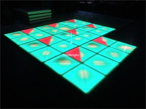 4 stuks DJ bruiloft disco gebruikt 720pcs 1m door 1 meter LED-dansvloer RGB LED-dansvloer
