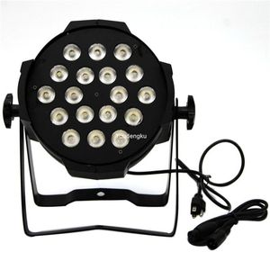 4 pièces par led 18x10w 4 en 1 led par canettes rgbw led par64 lumière