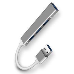 4 poort USB 3.0 Hub USB Hub Hoge Snelheid USB-C Type C Splitter 5Gbps Voor PC Computer Accessoires Multipoort HUB