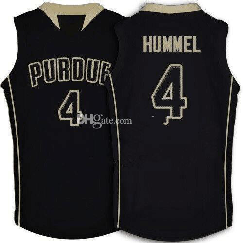 # 4 Maglia da basket retrò Robbie Hummel Purdue Boilermakers College Maglia da uomo cucita personalizzata con qualsiasi numero