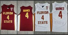 4 camisetas de baloncesto Scottie Barnes Jersey Ed College Throwback