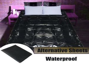 4 taille noire rouge imperméable sexe adulte en caoutchouc pvc tangage humide Cosplay Sleep Cover 4597494