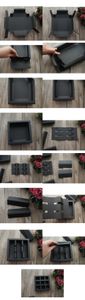 4 taille Choisissez 10set Elegant Valentine Chocolate Paper Box Gold Black Design Wedding Mariage d'anniversaire de Noël Candaging