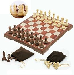 4 taille de tableau magnétique Tournoi voyage d'échecs portables ensembles nouveaux échecs pliés planches internationales d'échecs magnétiques jouant don cadeau 4591124