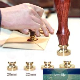 4 Size Groothandel Retro Sealing Wax Stempel Koper Hoofd Ronde Koper Voor Envelop Afdichting Houten Clear Stempels Embossing Map Factory Prijs Expert Design Quality