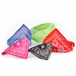 4 tailles réglables pour animaux de compagnie Bandana écharpe collier foulard chien Bandana Triangle écharpe colliers pour animaux de compagnie chat chiot colliers CCA11705-A 600 pièces