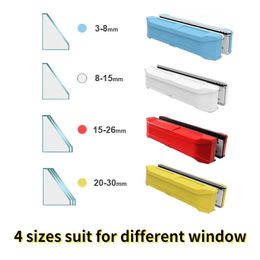 4 tailles Brosse de nettoyage de fenêtre magnétique Nettoyer portable Nettoyeur d'essuie-glace pour vitreuse pour double côté outils de nettoyage en verre domestique 240422