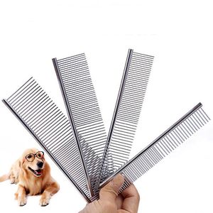 4 Maten Pet Grooming Borstel Kam Gereedschap Voor Hond Schoon Borstels Pin Kat Borstel Rvs Honden Kam Metalen Huisdier product