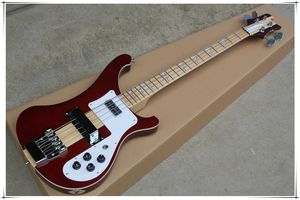 Customizable 4003 Style 4-String Electric Bass Guitar with Maple Neck, Chrome Hardware & Body Binding