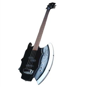 4 strings zwarte elektrische basgitaar met kenmerkende aanbieding Logo/kleuraanpassing