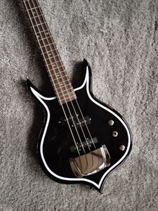 4 Strings Gene Simmons Bass Black Electric Bass Guitar Factory Outlet
