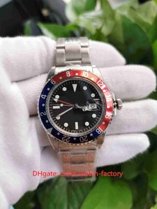 BP Factory Reloj para hombre Versión V2 Vintage 40 mm GMT 16710 1675 Relojes antiguos Pepsi Bisel Top Calidad Asia 2813 Movimiento Mecánico Automático Relojes de pulsera para hombres