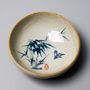 4 style / lot peint à la main chinois chinois bambou tasse tasse chrysanthemum tasses de poterie