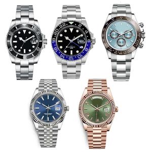 4 Style Super N Factory Watch 904L Steel Men's 41mm zwarte keramische bezel Sapphire 126610 Diving 2813 2701