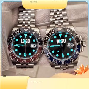 4 Style Super N Factory Watch 904L Steel Men's 41mm zwarte keramische bezel Sapphire 126610 Diving 2813 6751