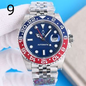 4 Style Super N Factory Watch 904L Steel Men's 41mm zwarte keramische bezel Sapphire 126610 Diving 2813 1674