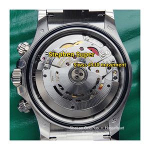 4 Style Super N Factory Watch 904L Steel Men's 41mm zwarte keramische bezel Sapphire 126610 Diving 2813 2786