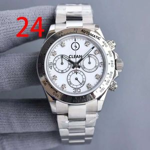 4 Style Super N Factory Watch 904L Steel Men's 41mm zwarte keramische bezel Sapphire 126610 Diving 2813 8988