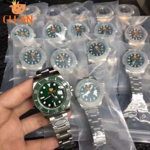 4 Style Super N Factory Watch 904L Steel Men's 41mm zwarte keramische bezel Sapphire 126610 Diving 2813 3231 951502