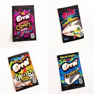 4 styles de sacs comestibles gummi dans des sacs d'emballage en stock 600 mg très berry twisted brite Crawler mylar bag Hqrjj Opjhd
