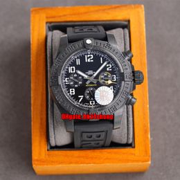 4 stijlen GF Super Edition horloges XB0180E4 45mm automatische chronograaf vulkaan speciale polymeer heren horloge zwarte wijzerplaat rubberen riem heren polwatches