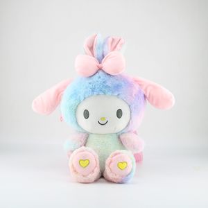 4 styles longue oreille lapin arc-en-ciel en peluche sac à dos grand oeil/strabisme Lolita conception enfants vacances jouet doux cadeau